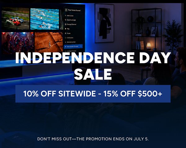 Independence Day Sale — 10% off sitewide, 15% off $500+. Ends July 5.